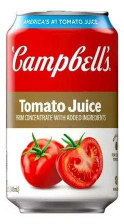 Jugo De Tomate Campbells 4x340cc. Origen Estados Unidos.