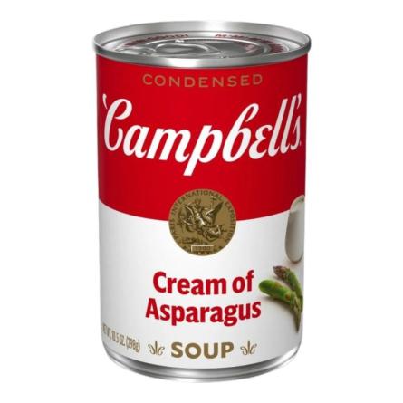 Sopa Crema De Esp�rragos Campbells 3x300cc. Origen Estados Unidos.