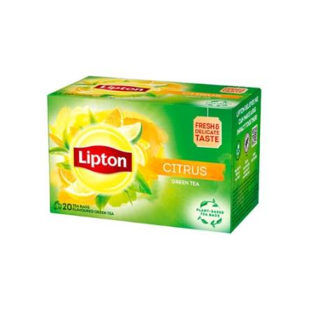 Lipton T� Green Citrus 1x20 Unidades. Origen Inglaterra.