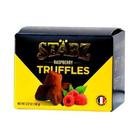 Stabz Trufas De Chocolate Con Frambuesas 1x100grs. Origen Francia.