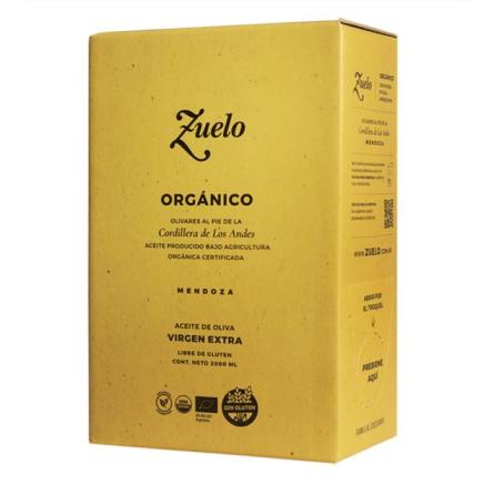 Zuelo Aceite de Oliva ORGANICO Bag in Box 2 Litros.
